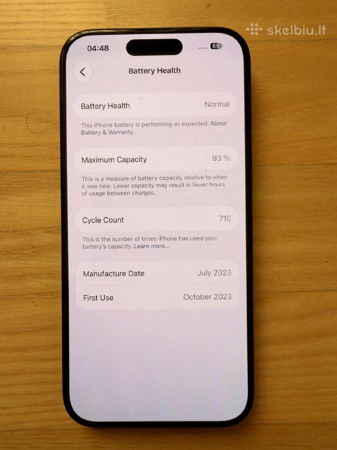 iPhone 15 pro 256gb - nuotraukos Nr. 6