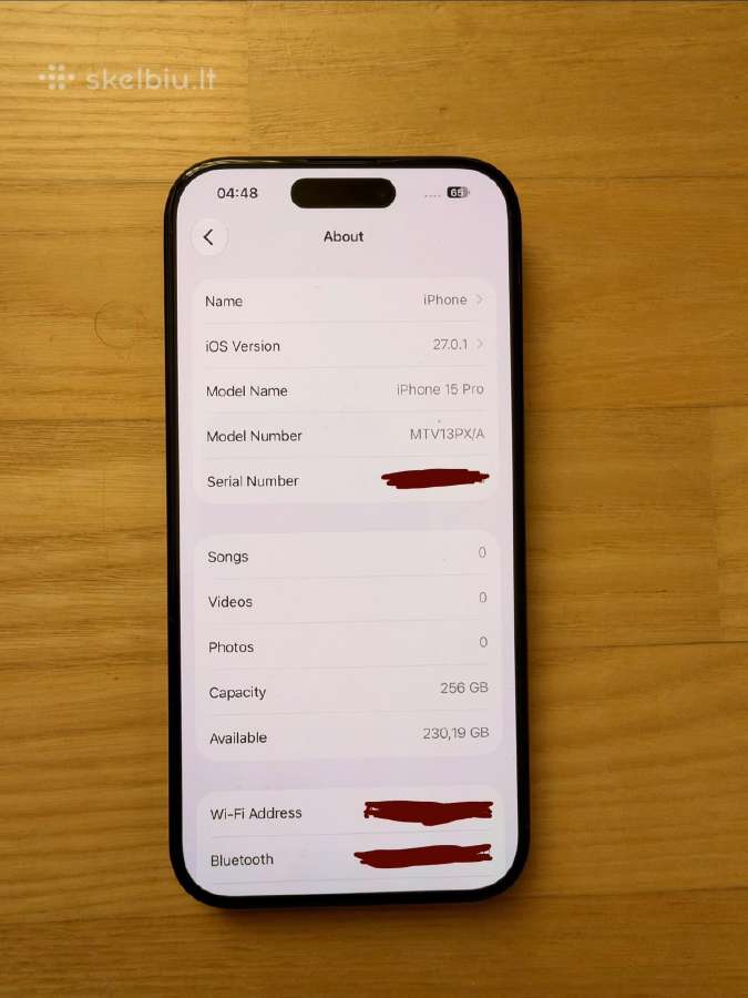 iPhone 15 pro 256gb - nuotraukos Nr. 7