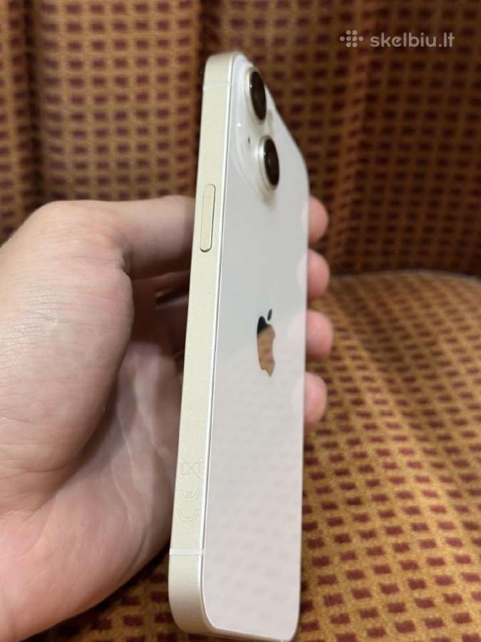 iPhone 14 128gb Starlight, 1 savininkas, su dėže - nuotraukos Nr. 7