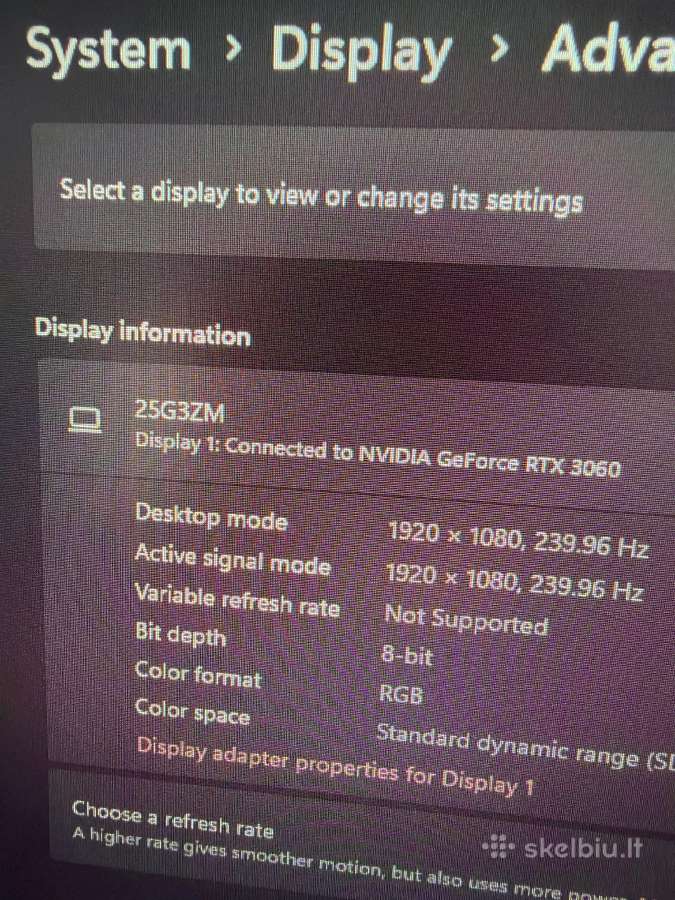 Gaming Monitorius Aoc 25g3zm - nuotraukos Nr. 4