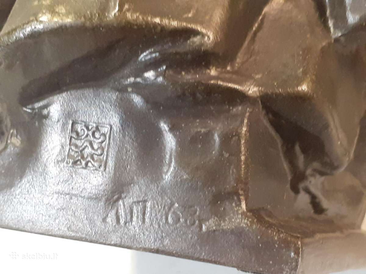 TSRS metalinė Taraso Ševčenkos statulėlė 1963m. - nuotraukos Nr. 7