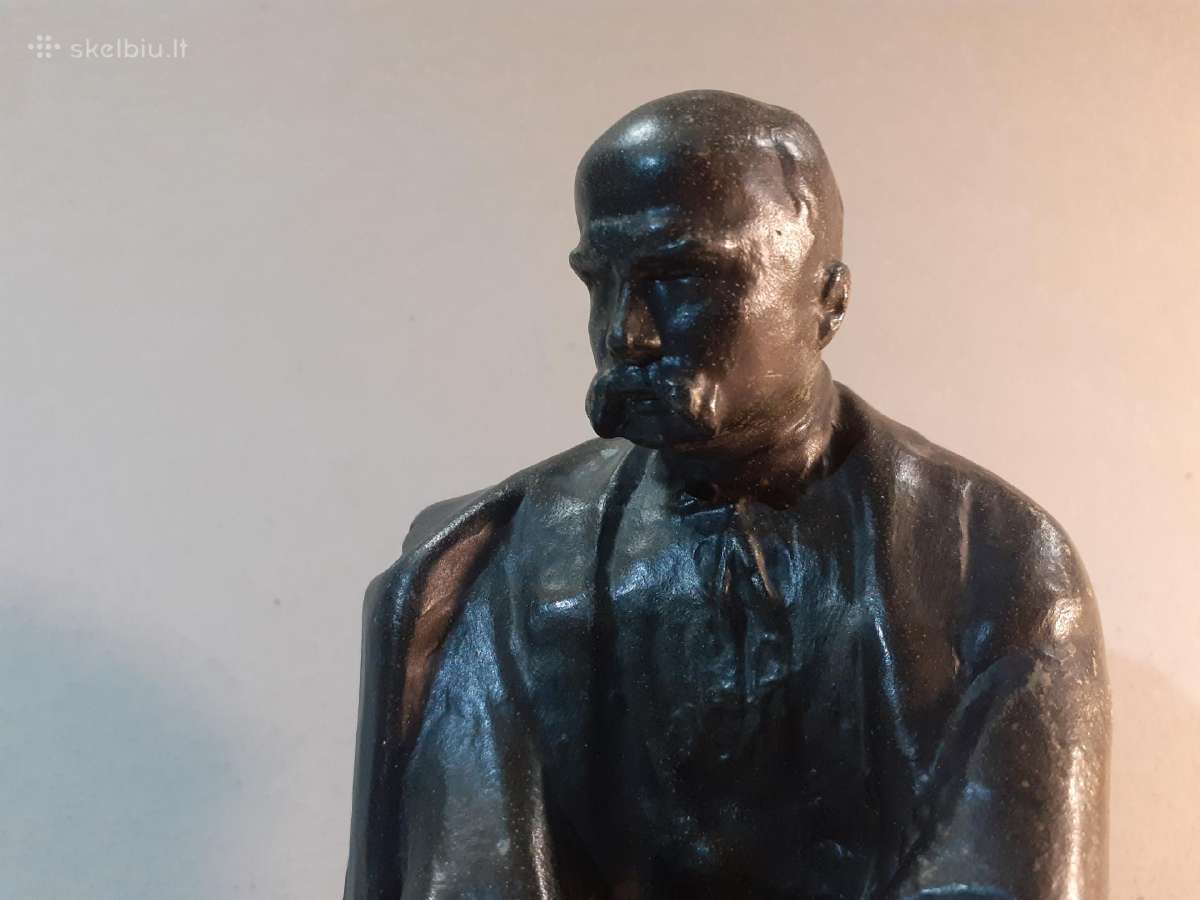 TSRS metalinė Taraso Ševčenkos statulėlė 1963m. - nuotraukos Nr. 9