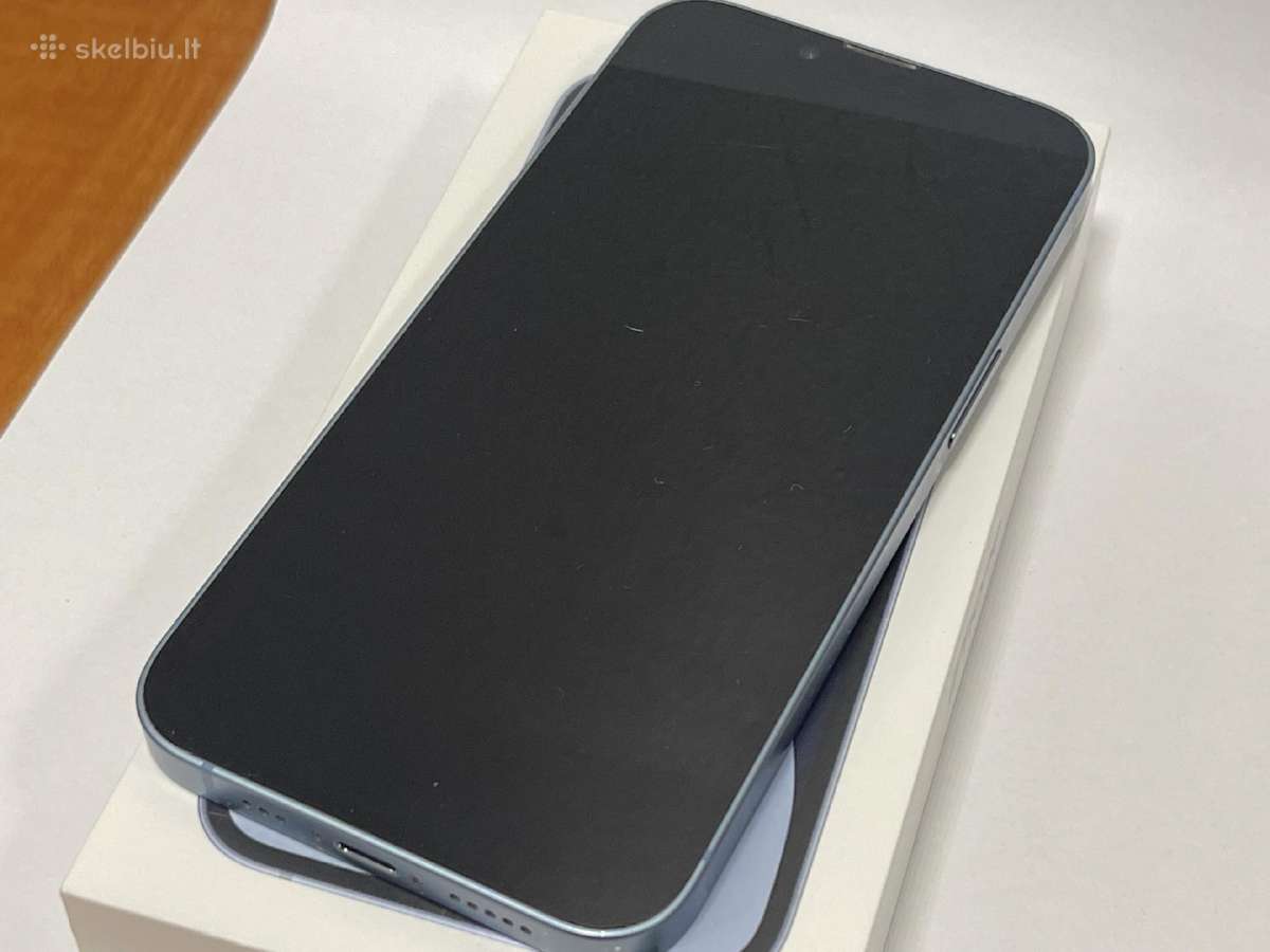 Apple iPhone 14 256gb Blue su įmonės garantija - nuotraukos Nr. 3