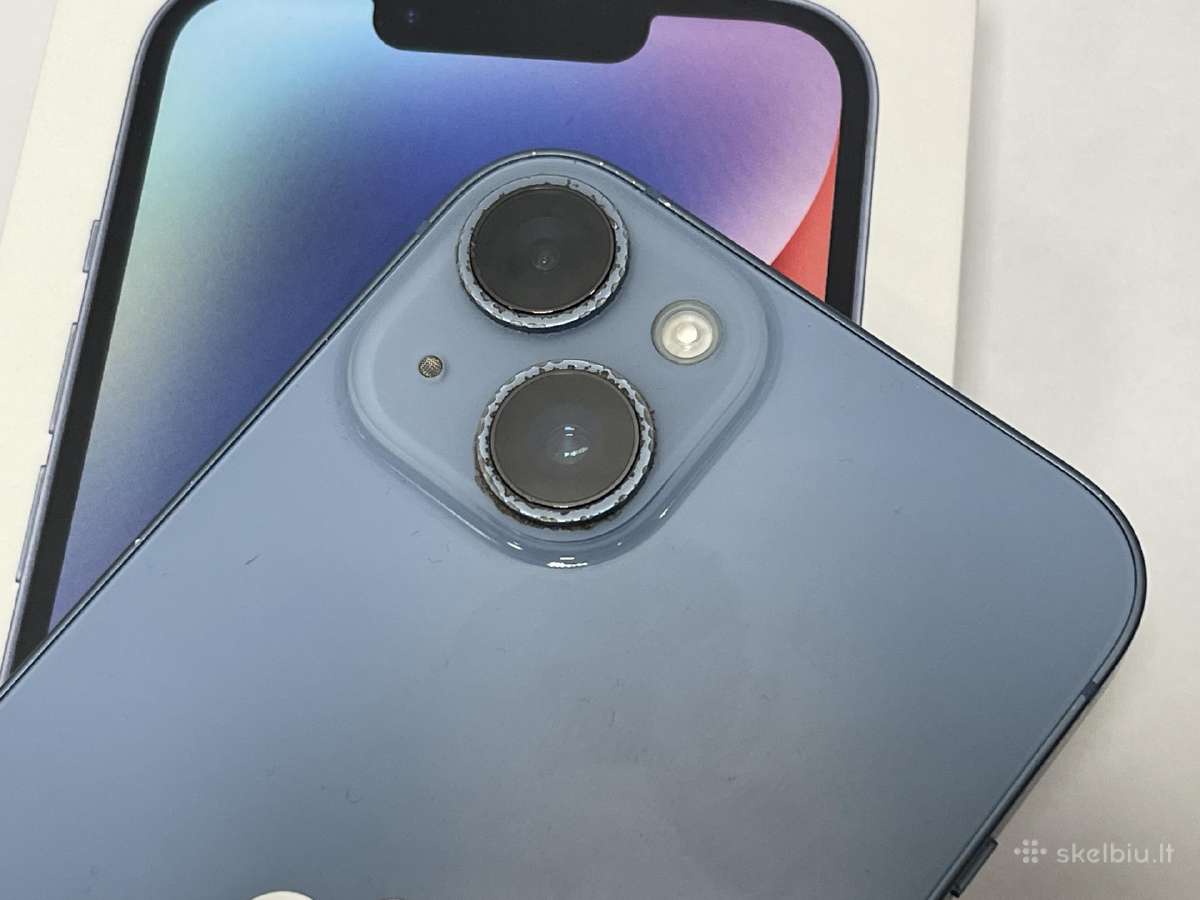 Apple iPhone 14 256gb Blue su įmonės garantija - nuotraukos Nr. 5