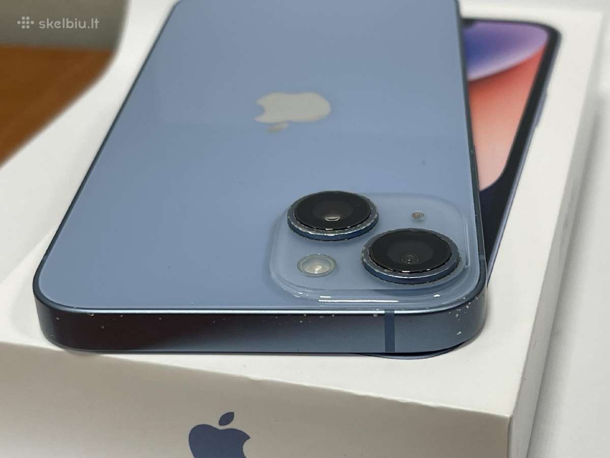 Apple iPhone 14 256gb Blue su įmonės garantija - nuotraukos Nr. 6