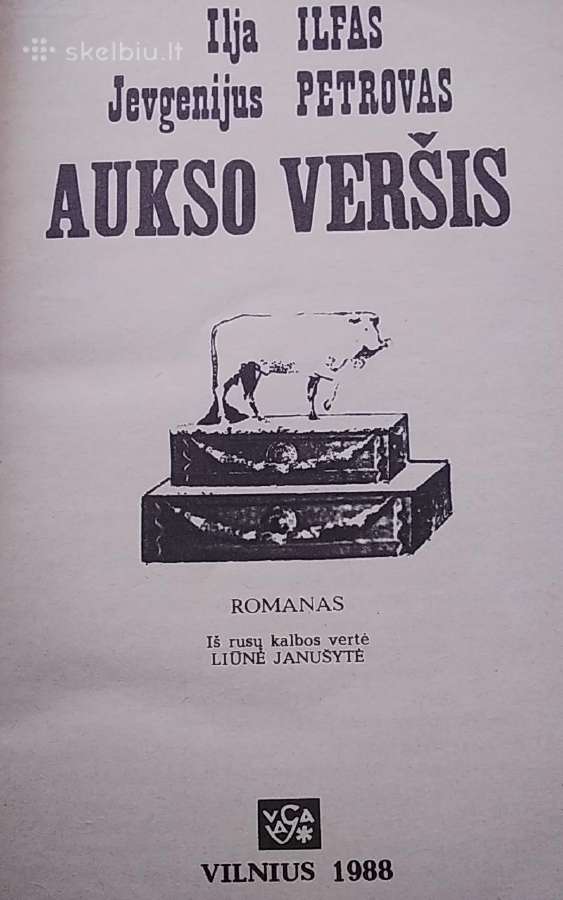 Dvylika kėdžių , Aukso veršis 2 knygos už 1€ - nuotraukos Nr. 5