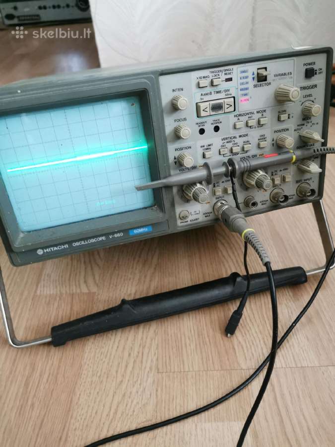Hitachi oscilloscope V-660 60mhz - nuotraukos Nr. 8