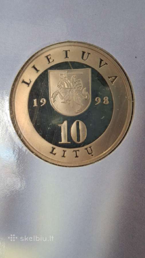 10 litų skirta Vilniui 1998 - nuotraukos Nr. 10