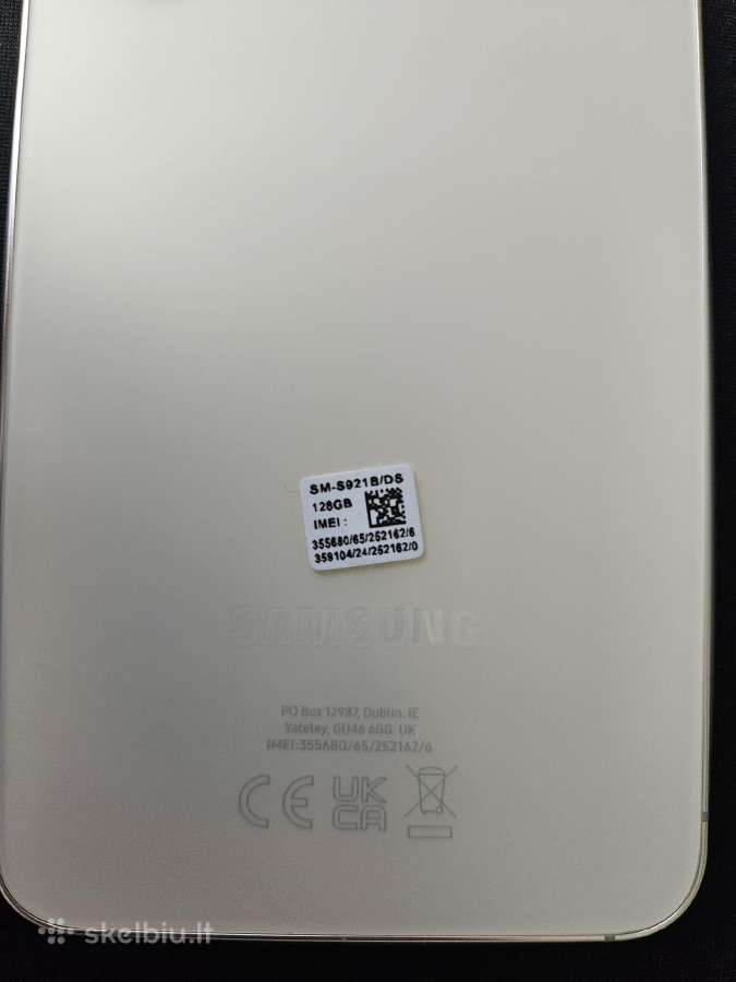 Samsung s24 128gb. 5G - nuotraukos Nr. 3