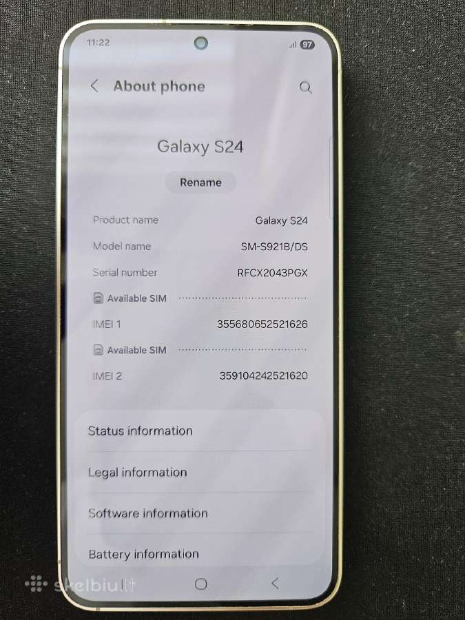 Samsung s24 128gb. 5G - nuotraukos Nr. 9