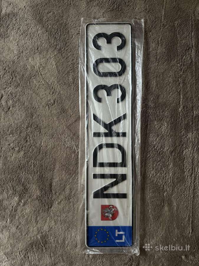 Parduodamas išskirtinis numeris Ndk 303 - nuotraukos Nr. 3