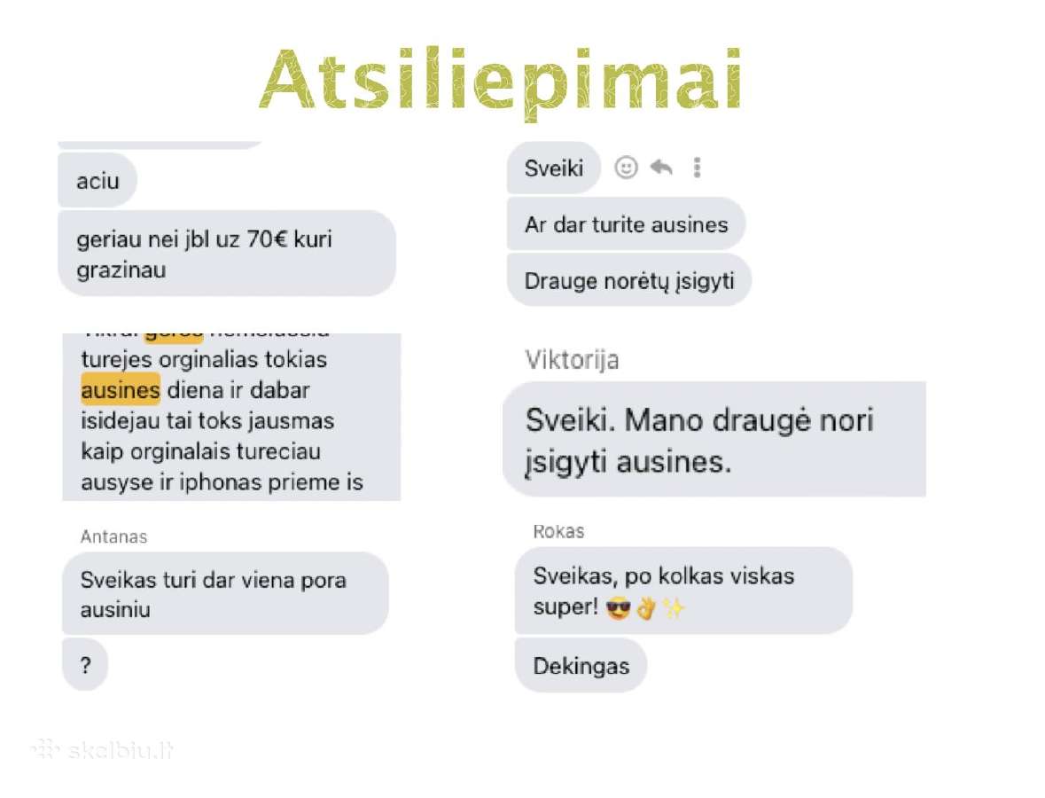 Ausinės Pro3 (2026) garantija, atsiliepimai - nuotraukos Nr. 7