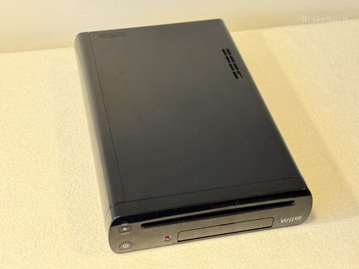 Modded! Nintendo Black Wii U 500gb HDD + 64gb msd - nuotraukos Nr. 4