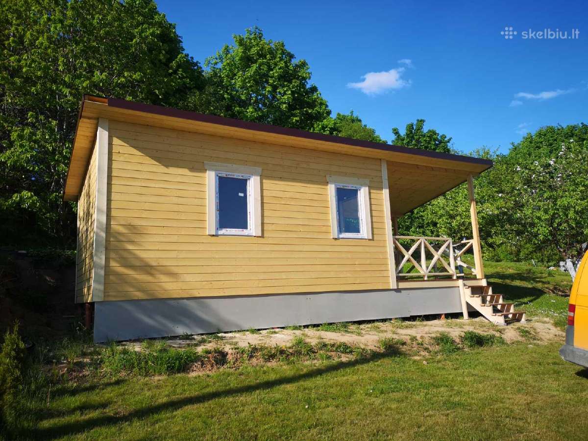 Karkasiniai-skydiniai namai pirtys kiti statiniai - nuotraukos Nr. 8