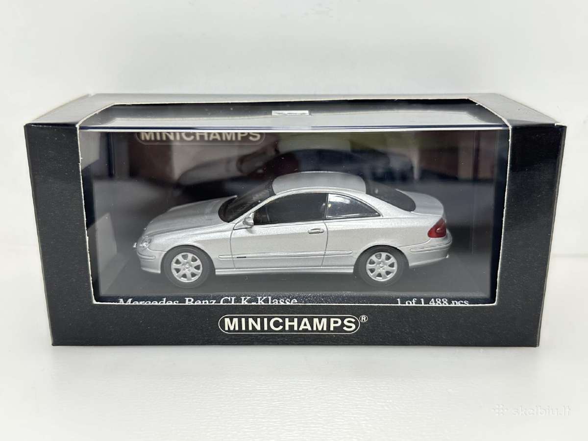 Mercedes-benz Clk Coupe C209 2001 sidabro 1:43 - nuotraukos Nr. 2
