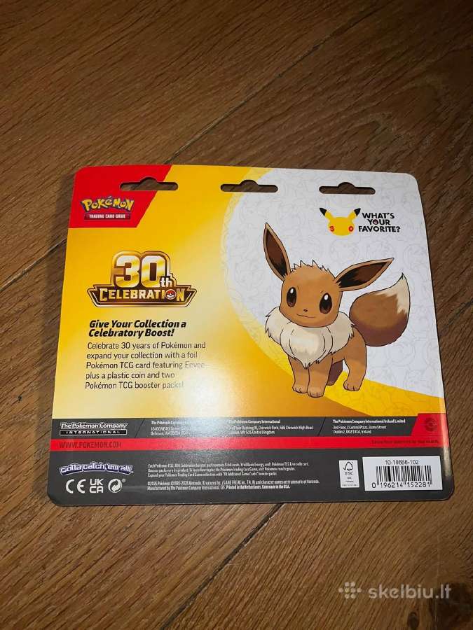 Pokemon 30th anniversary blister pack - nuotraukos Nr. 2