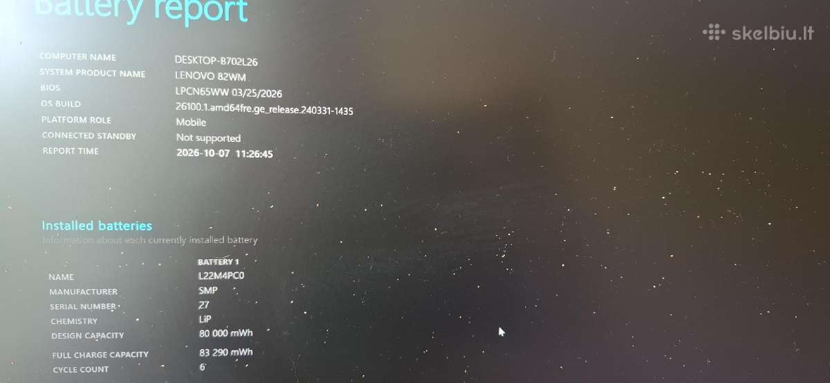 Lenovo Legion 5 Pro - nuotraukos Nr. 6