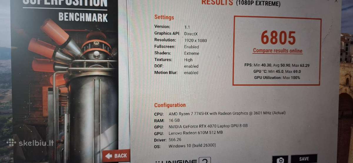 Lenovo Legion 5 Pro - nuotraukos Nr. 8