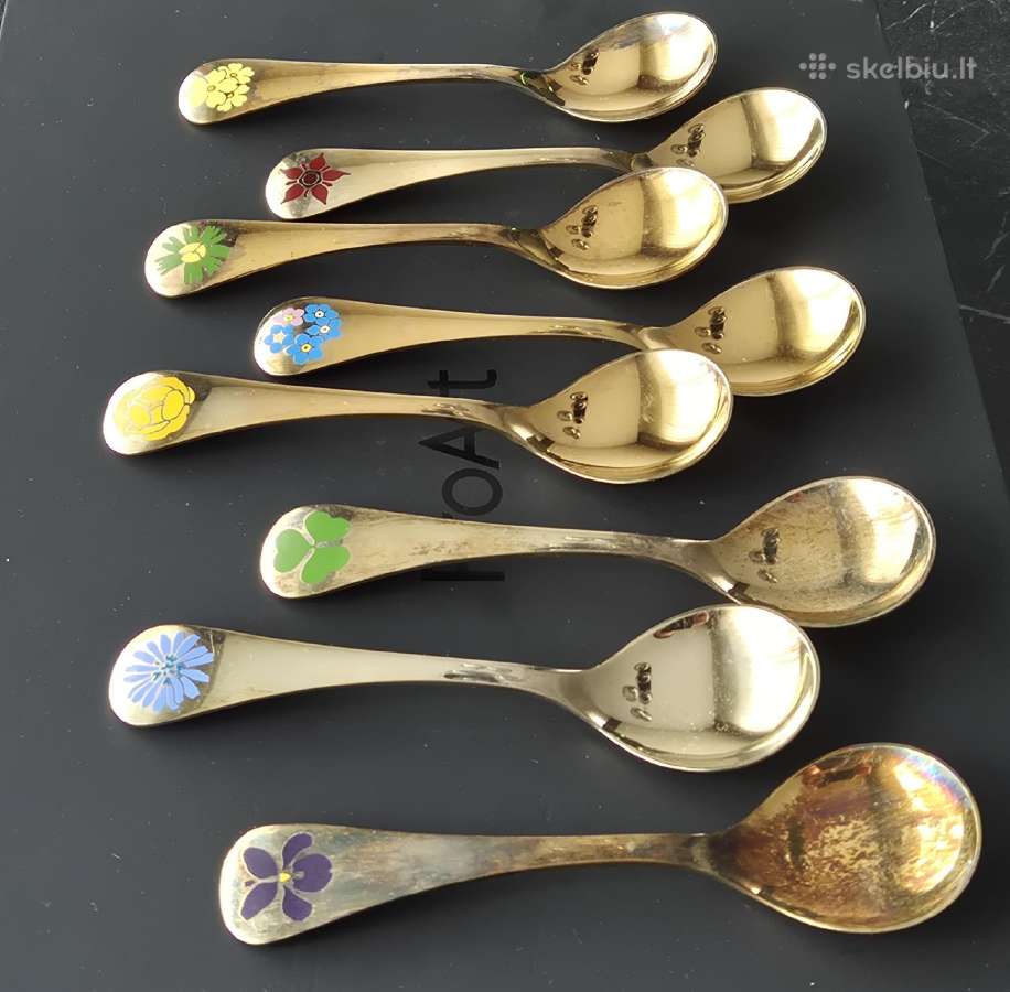 Georg Jensen sidabriniai šaukšteliai. Kaina 670 - nuotraukos Nr. 2