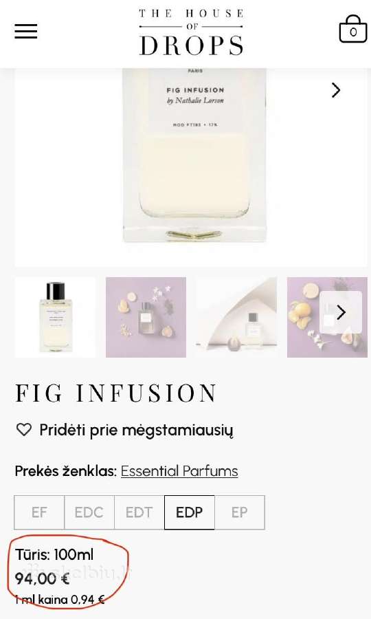 Kvepalai Fig Infusion - nuotraukos Nr. 4
