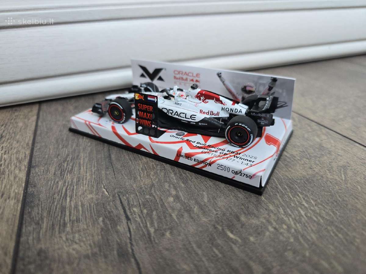 Minichamps 1:43 Max Verstappen Japan 2025 - nuotraukos Nr. 3