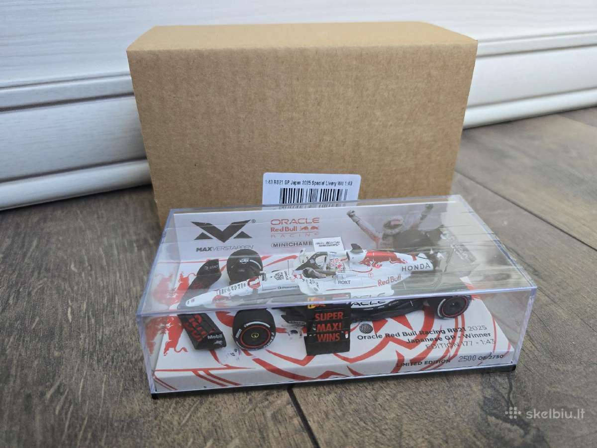 Minichamps 1:43 Max Verstappen Japan 2025 - nuotraukos Nr. 6