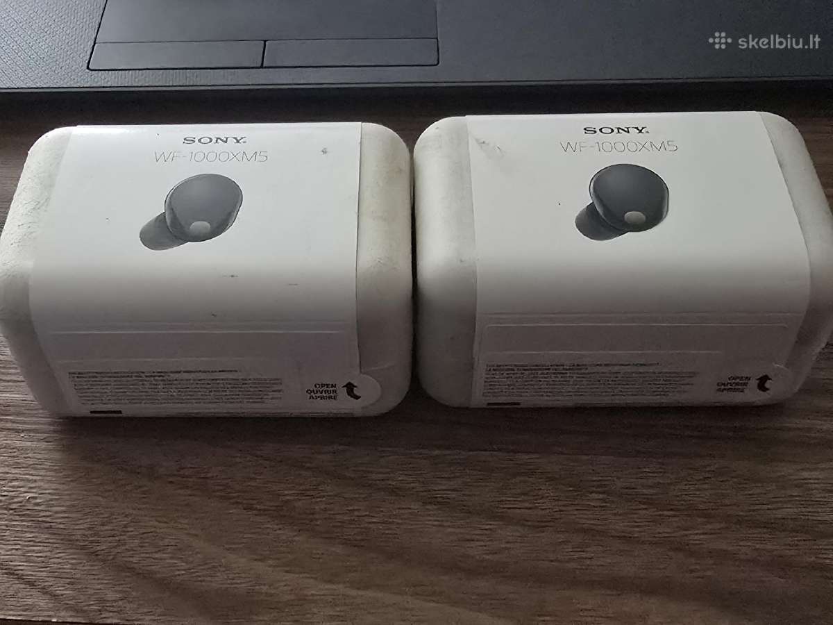 Belaidės ausinės Sony Wf-1000xm5, juoda sp.* - nuotraukos Nr. 3