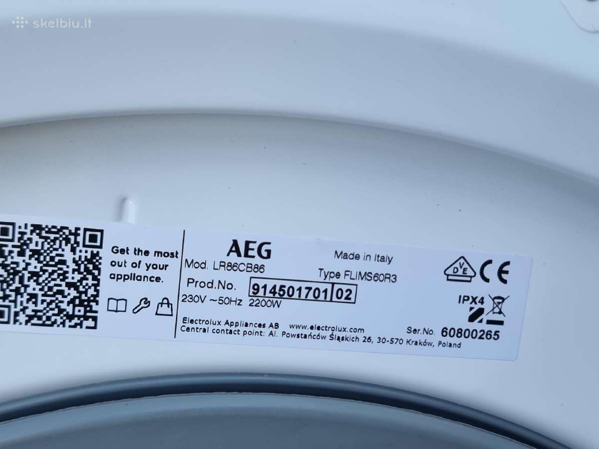 Nauja Aeg Lr86cb86( 8000 Serijos)+ garantija - nuotraukos Nr. 11