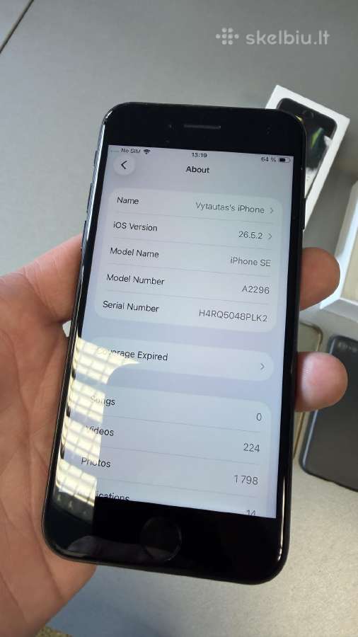 iPhone Se 2nd gen 128 GB / naujas telefonas - nuotraukos Nr. 4