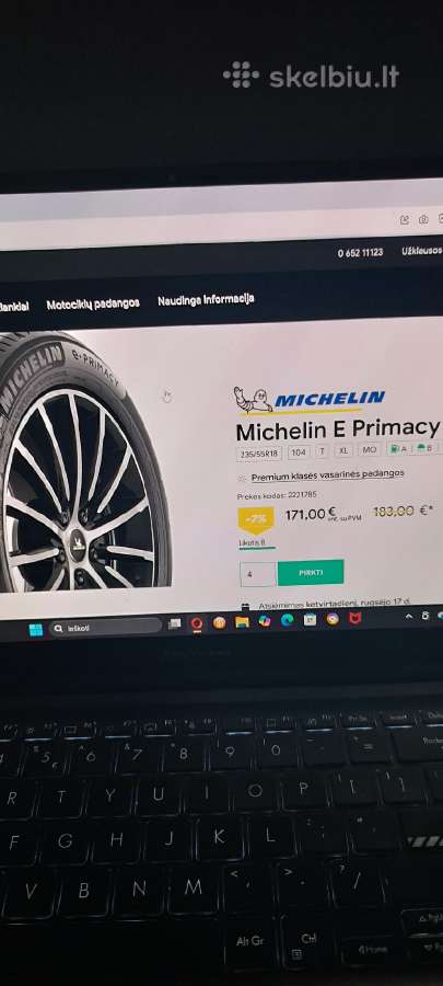 Michelin E Privacy R18 235-55 - nuotraukos Nr. 2