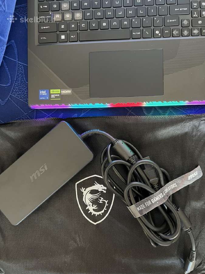 Naujas Msi Raider 16 Max Hx Rtx 5080 / Ultra 9 - nuotraukos Nr. 3