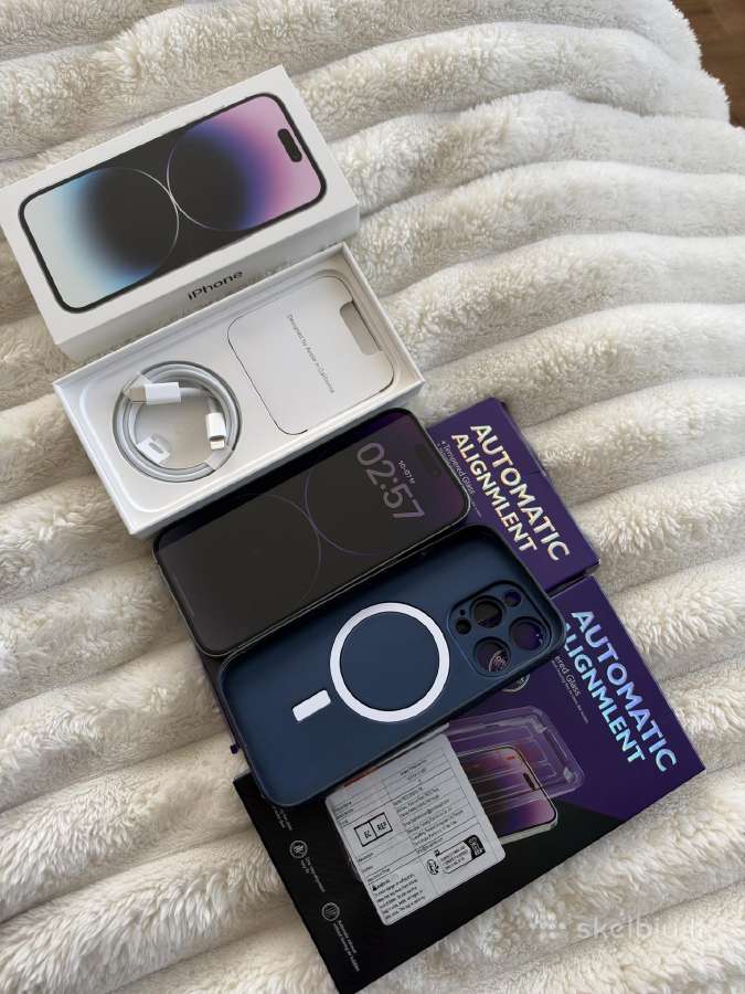 iPhone 14 Pro 256gb Deep Purple – labai gera būklė - nuotraukos Nr. 3