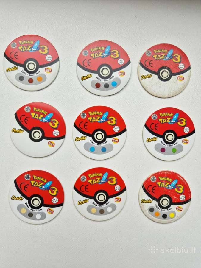 58 Pokemon Tazo - nuotraukos Nr. 3