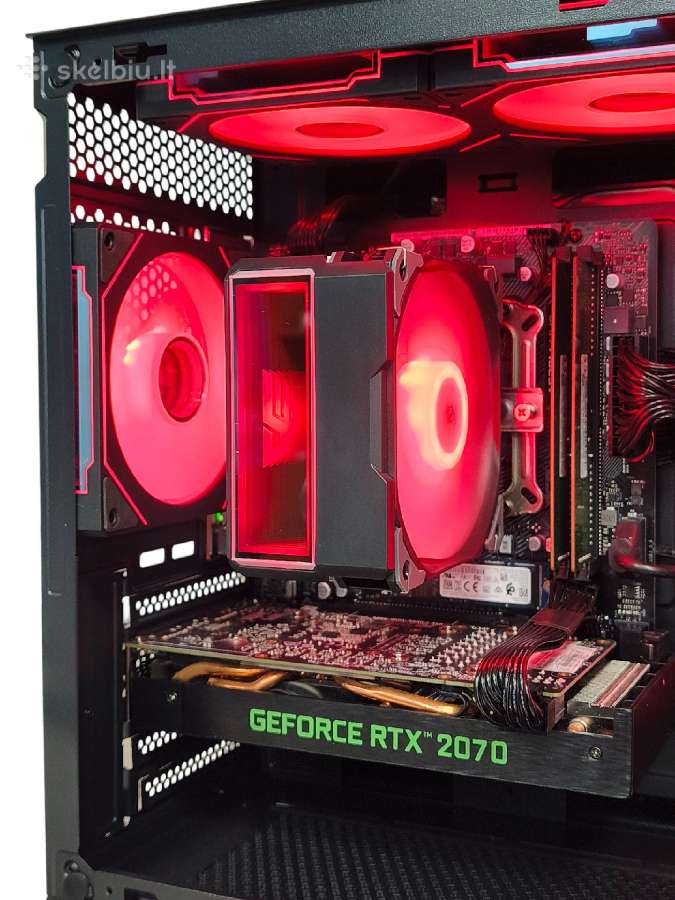 Ryzen 5 5500 Rtx 2070 8gb RAM 16gb 512gb + HDD s/f - nuotraukos Nr. 3