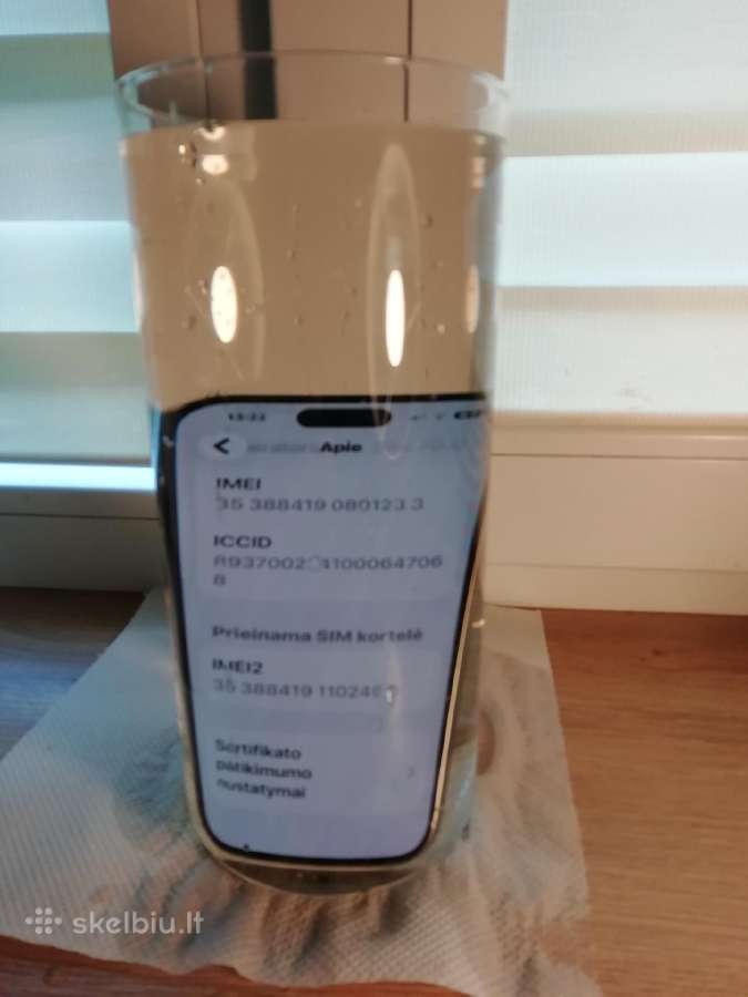 iPhone 15 pro pirktas Anglijoje, neardytas, 128 GB - nuotraukos Nr. 17