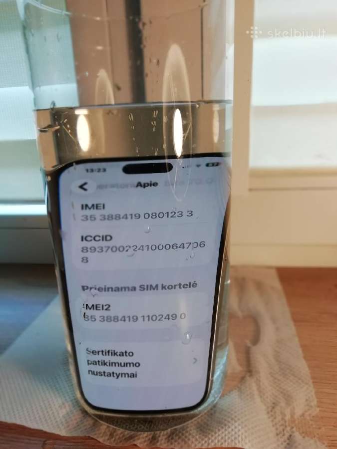 iPhone 15 pro iš Anglijos neardytas 128 GB - nuotraukos Nr. 3