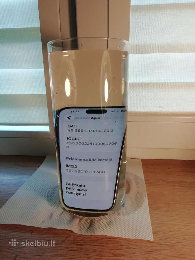 iPhone 15 pro iš Anglijos neardytas 128 GB - nuotraukos Nr. 14