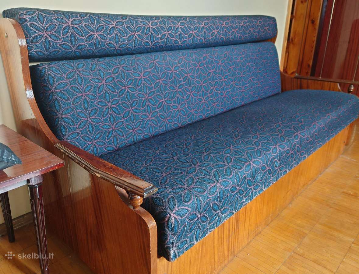 Senoviniai sofa, foteliai, staliukas - nuotraukos Nr. 9