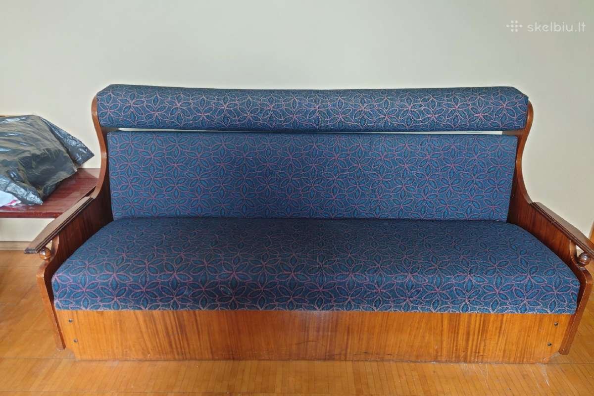 Senoviniai sofa, foteliai, staliukas - nuotraukos Nr. 10