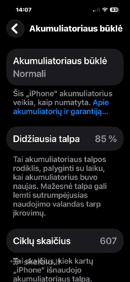 iPhone 15 pro pirktas Anglijoje, neardytas, 128 GB - nuotraukos Nr. 19