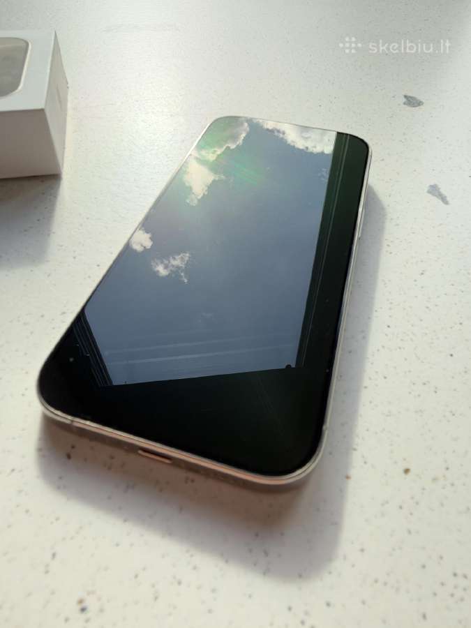 Iphone16pro 256 GB Natural Titanium+airpods dovanu - nuotraukos Nr. 2