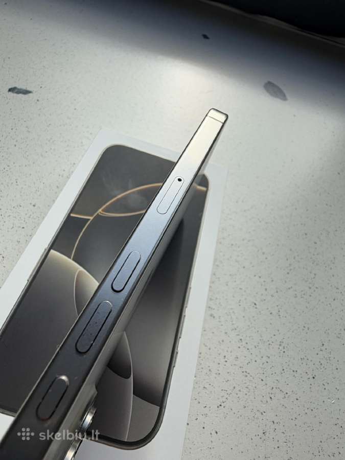 Iphone16pro 256 GB Natural Titanium+airpods dovanu - nuotraukos Nr. 3