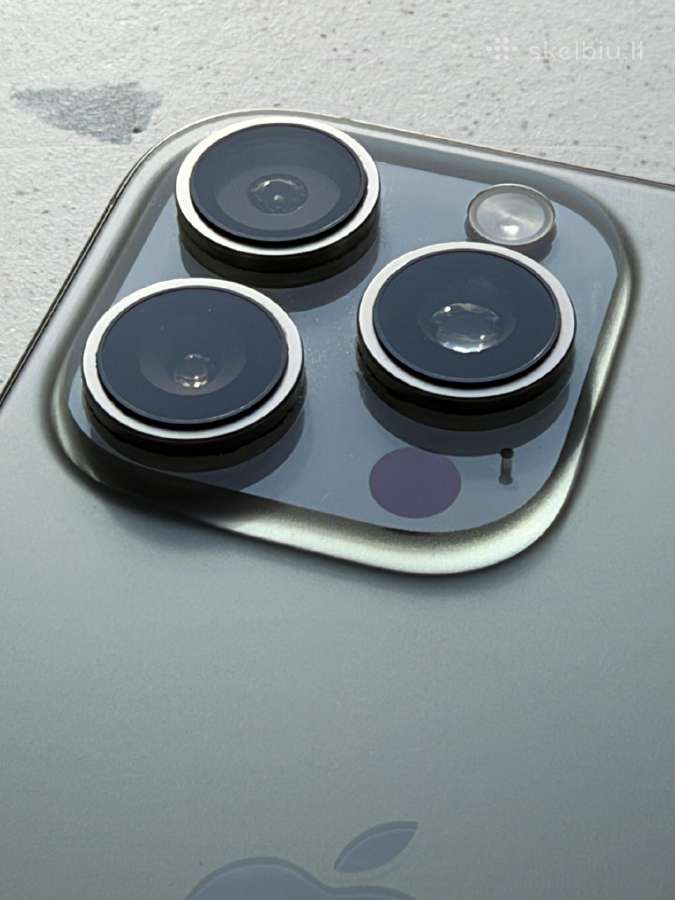 Iphone16pro 256 GB Natural Titanium+airpods dovanu - nuotraukos Nr. 5