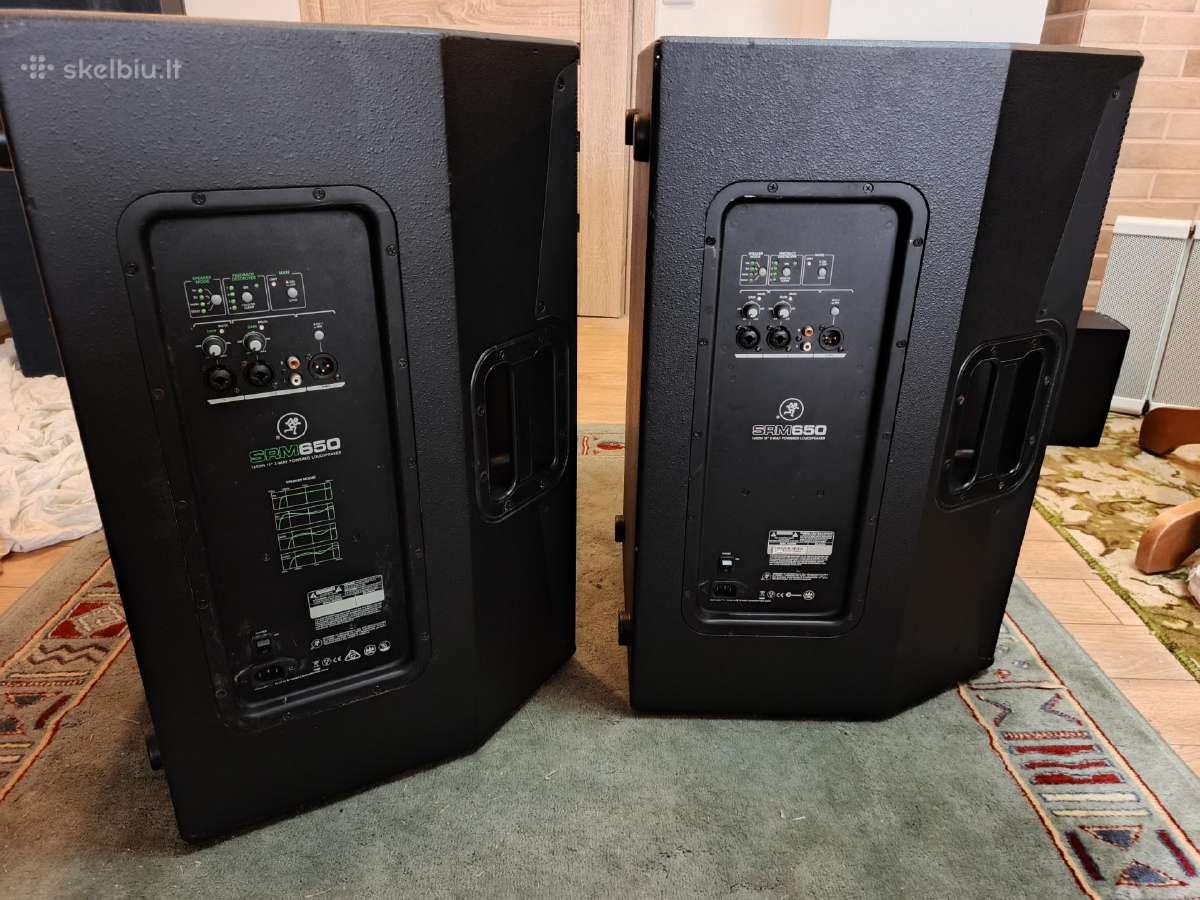 Aktyvios garso kolonėlės Mackie SRM 650 - nuotraukos Nr. 4