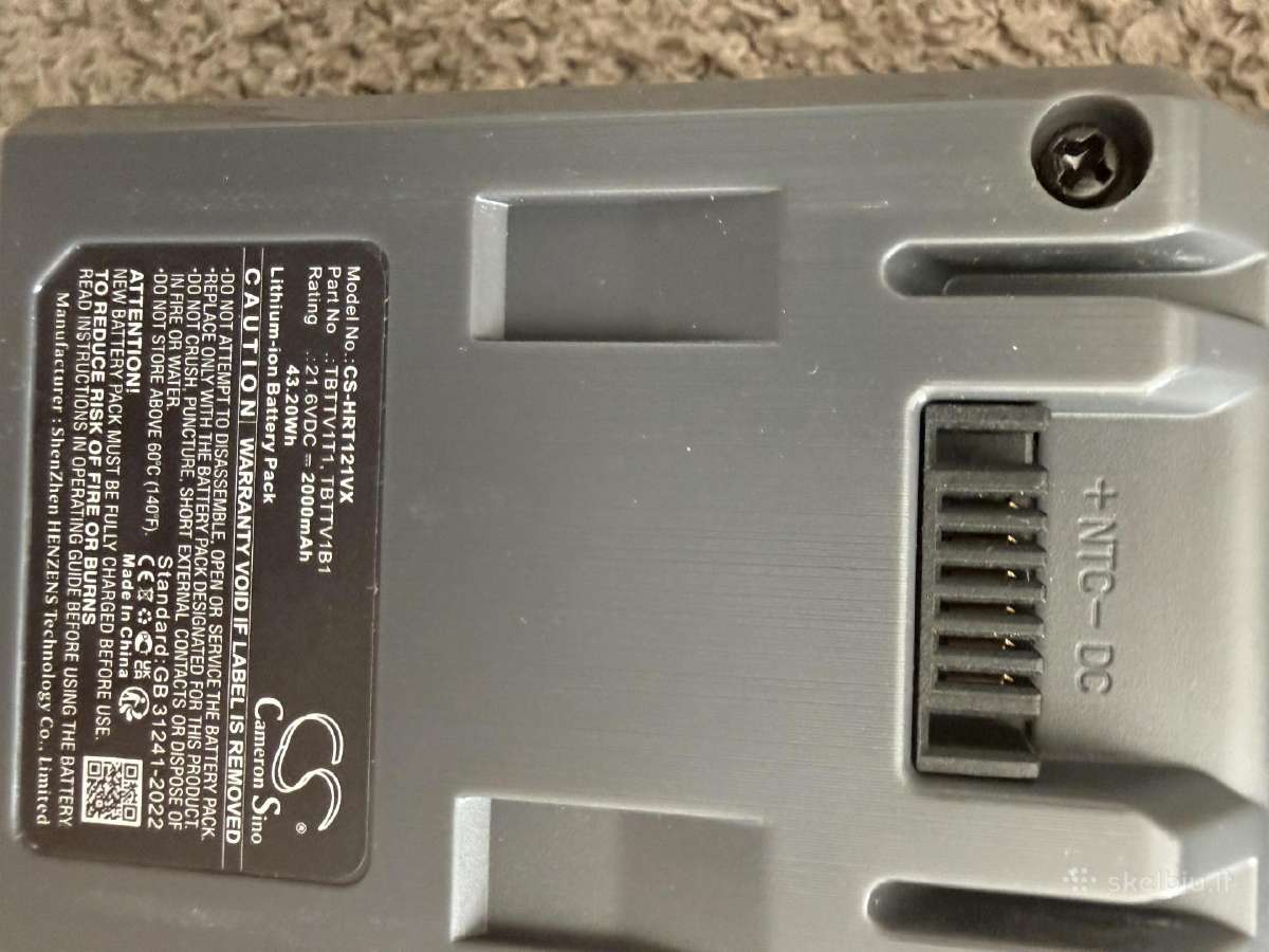 2000mah, 21.6v, Li-ion Baterija - nuotraukos Nr. 2