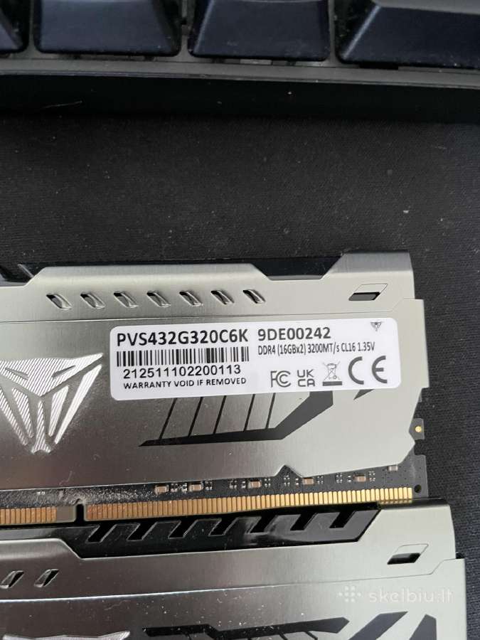 Patriot Viper Steel Ddr4 32gb (2x16gb) 32gb - nuotraukos Nr. 2