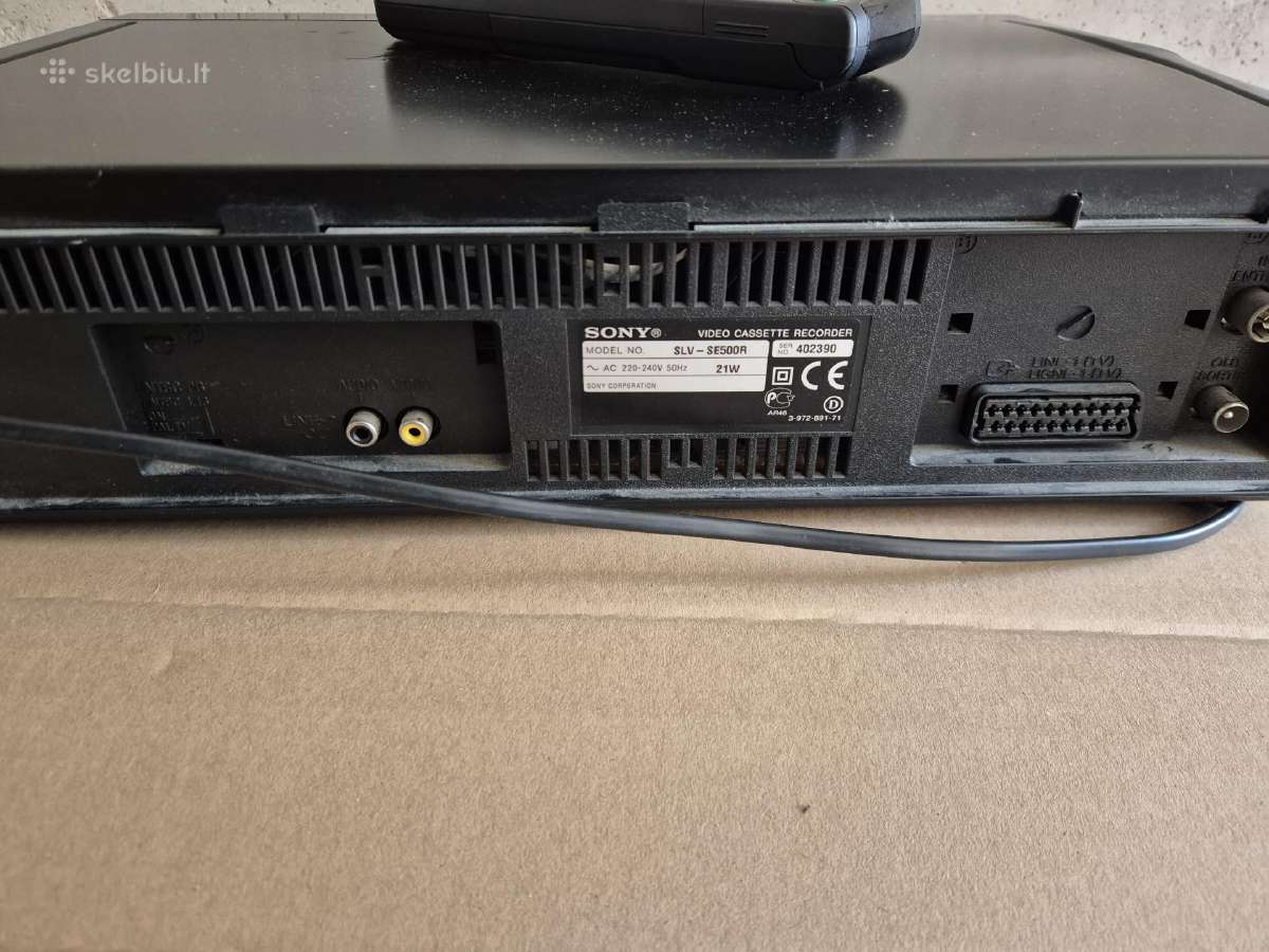 Sony vhs grotuvas - nuotraukos Nr. 4