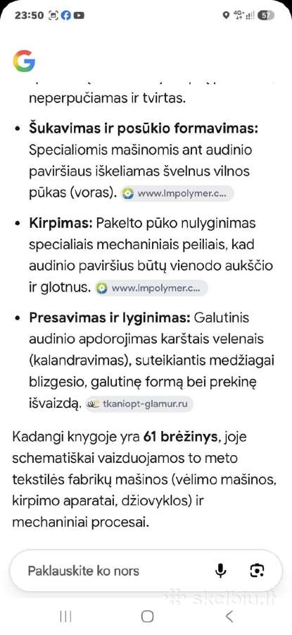 Vilnonių audinių apdaila - nuotraukos Nr. 7