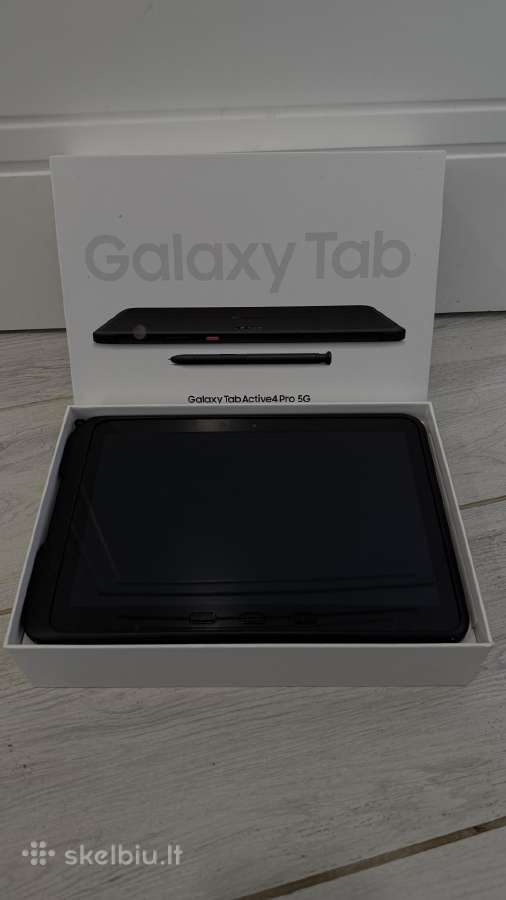 Nauja Samsung Galaxy Tab Active4 Pro 5G 128gb 6gb - nuotraukos Nr. 3