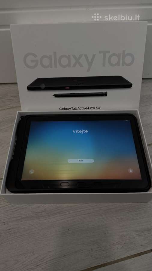 Nauja Samsung Galaxy Tab Active4 Pro 5G 128gb 6gb - nuotraukos Nr. 4